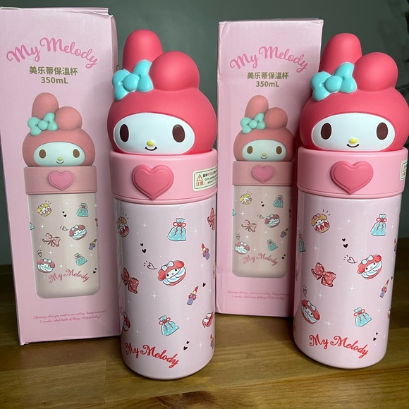 Sanrio My Melody Pink Bottle with Heart Design - Picture 5 of 5